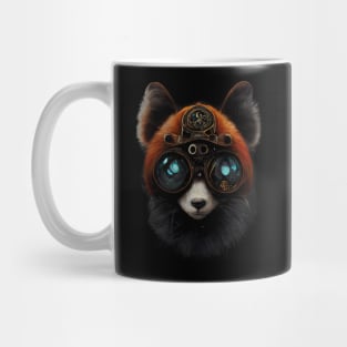 Steampunk Red Panda Mug